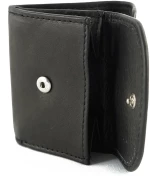 GINIS LEATHER ΓΥΝΑΙΚΕΙΟ ΔΕΡΜΑΤΙΝΟ ΠΟΡΤΟΦΟΛΙ ΜΙΚΡΟ ΜΑΥΡΟ 244