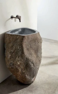 Νιπτήρας από Φυσική Πέτρα Fossil Riverstone Vero Ø 40-75 εκ (RP 90)