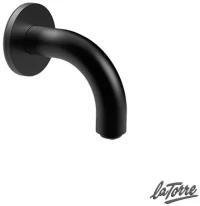 ΣΤΟΜΙΟ ΕΠΙΤΟΙΧΟ 10cm Φ24mm TECH LA TORRE BLACK MATT