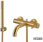 ΜΠΑΤ.ΛΟΥΤΡΟΥ INDUSTRIAL VICARIO BRUSHED GOLD