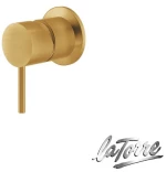 ΜΙΚΤΗΣ ΕΝΤΟΙΧ.1 ΕΞΟΔΟΥ ELLE 316 LA TORRE INOX PVD BRUSHED GOLD