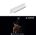 ΚΕΦΑΛΗ ΝΤΟΥΖ ΚΑΤΑΡΡΑΚΤΗΣ XL 34,6x8 ALMAR INOX WHITE MATT