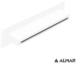 ΚΕΦΑΛΗ ΝΤΟΥΖ ΚΑΤΑΡΡΑΚΤΗΣ XL 34,6x8 ALMAR INOX WHITE MATT