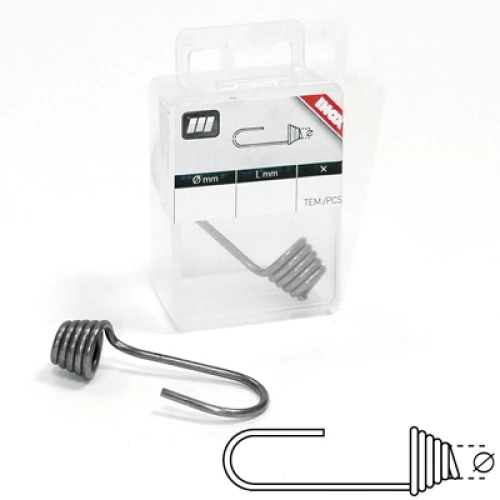 Γαντζάκι Λάστιχου Inox 2T 10mm