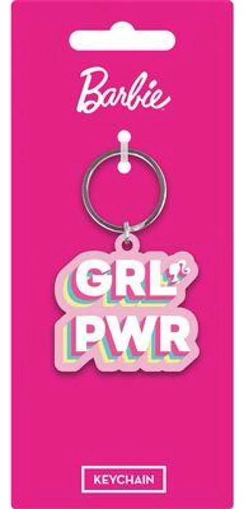 BARBIE - Rubber Keychain - Girl Power