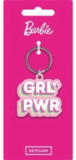 BARBIE - Rubber Keychain - Girl Power