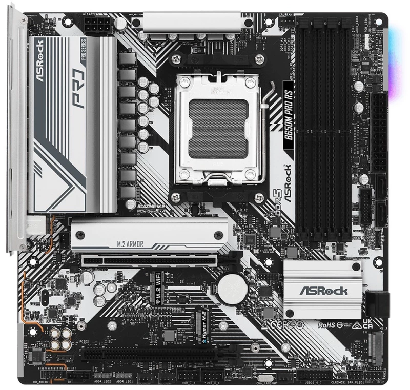 Asrock B650M Pro RS AMD B650 Socket AM5 micro ATX