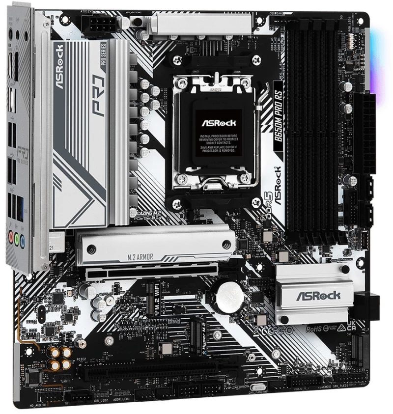 Asrock B650M Pro RS AMD B650 Socket AM5 micro ATX
