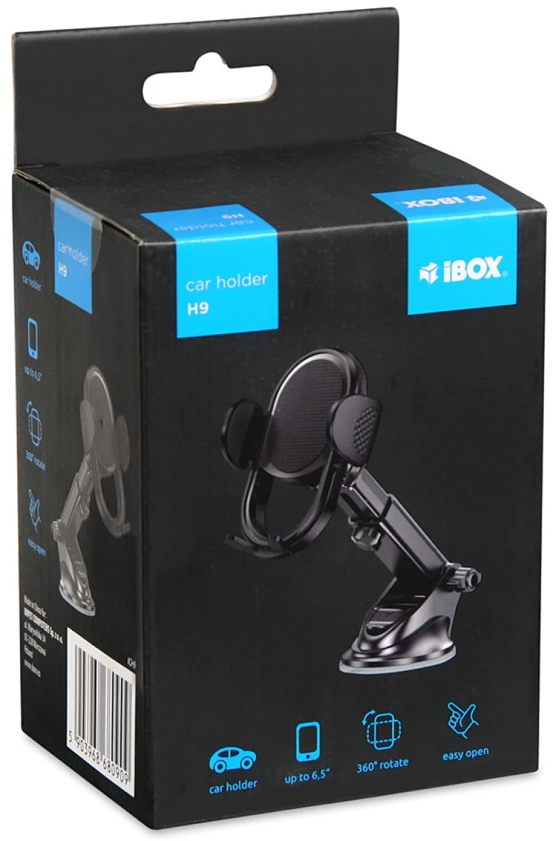 iBox H-9 Car holder for smartphone - Black