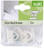 Κούμπωμα Λευκό Πλαστικό 32x14x24mm