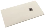 Ντουζιέρα Tema Art Stone Μπεζ  Τετράγωνη 80x80x3 cm