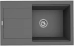 Νεροχύτης Pyramis Pyragranite Essential  Sparta Plus Lux 1B 1D Ένθετος Αντιστρεφόμενος 78x48cm Industrial Grey