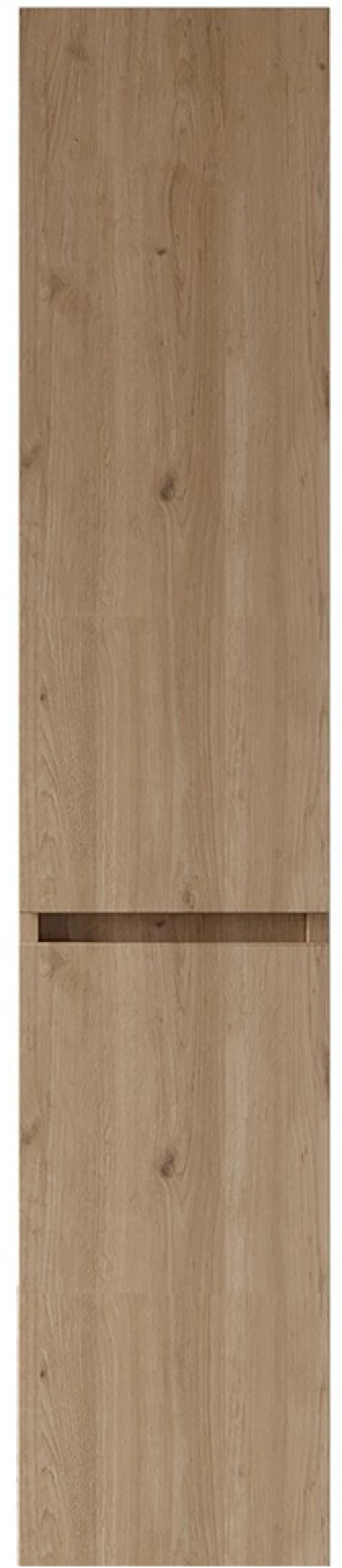 Έπιπλο Στήλη Μπάνιου Κρεμαστή Laminate Furnibath Royal Walnut (30x24x150cm) Άνοιγμα πόρτας προς τα  Αριστερά