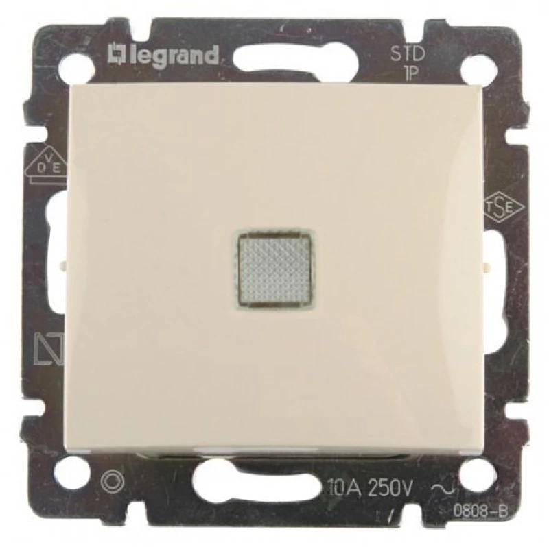 Διακόπτης απλός φωτεινός Valena LEGRAND 774310 Ivory/Κρεμ