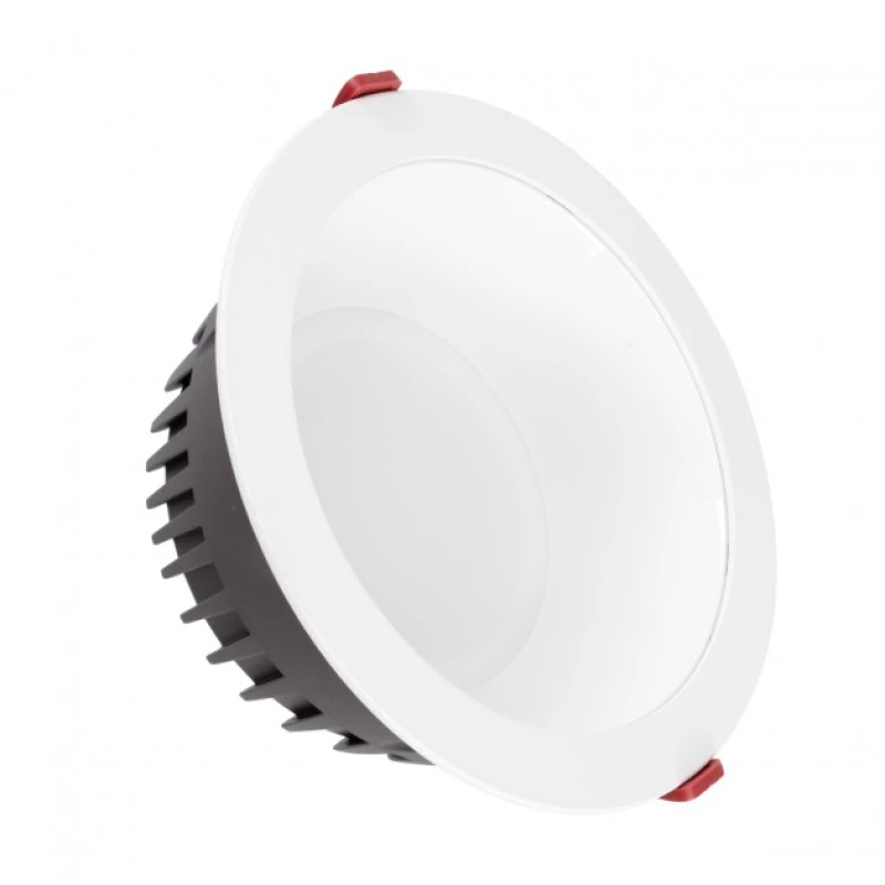 Χωνευτό LED Panel Downlight Φ22cm 42W IP20 2700K Λευκό 60196 Globostar 60196 Λευκό