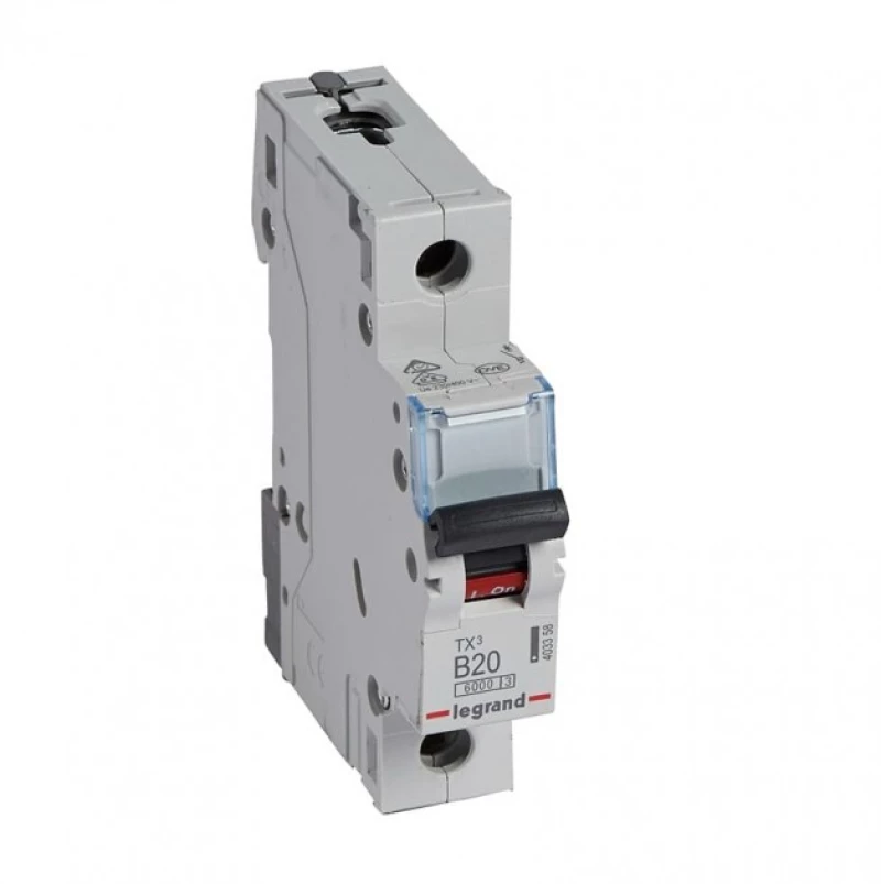 Αυτόματη Ασφάλεια 20A B 1Π 6kA Tx3 403358 Legrand 403358