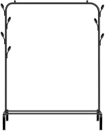 HOME USE κρεμάστρα δαπέδου HUH-0179  μεταλλική  110x40x150cm  μαύρη