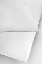 Επίστρωμα αδιάβροχο La Luna Bamboo Jersey Λευκό Διπλό 140 x 200