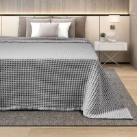 ΚΟΥΒΕΡΤΑ ΠΙΚΕ ΜΟΝΗ 170Χ240 ADAM HOME  GREY - 170X240