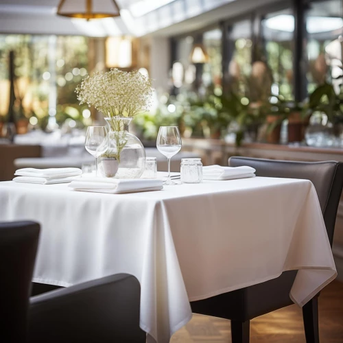 Τραπεζομάντηλο επαγγελματικό Stain 150x230 Λευκό   - -