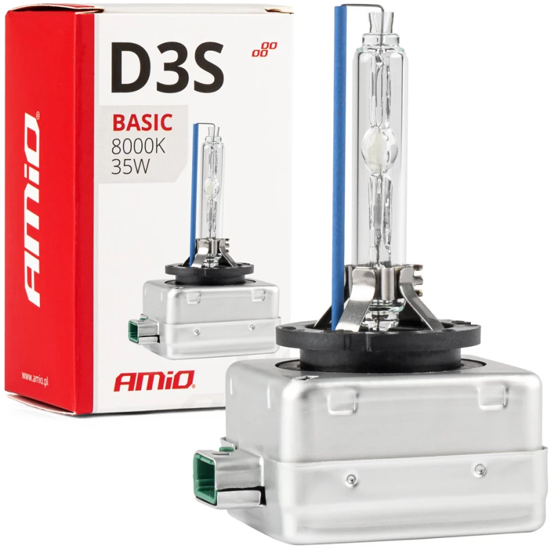 AMIO D3S 12V 8.000k 35W ΑΝΤΑΛΛΑΚΤΙΚΗ ΛΑΜΠΑ BASIC AMIO - 1 Τεμ. 02949/AM