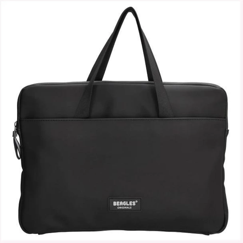 Επαγγελματική τσάντα γραφείου laptop 13'' waterproof Beagles μαύρη 21178-001