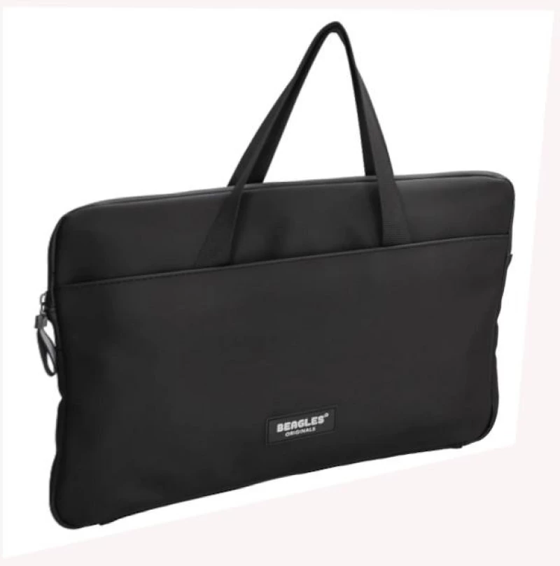 Επαγγελματική τσάντα γραφείου laptop 13'' waterproof Beagles μαύρη 21178-001