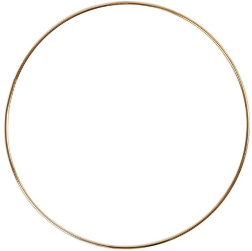 Μεταλλικό Στεφάνι Rayher 30cm χρυσό