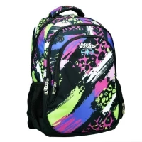 Σακίδιο πλάτης οβαλ No Fear fluo prints 348-31031