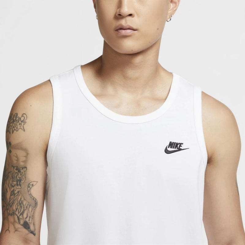 Nike Sportswear Club BQ1260 BQ1260-100 NIKE Λευκό