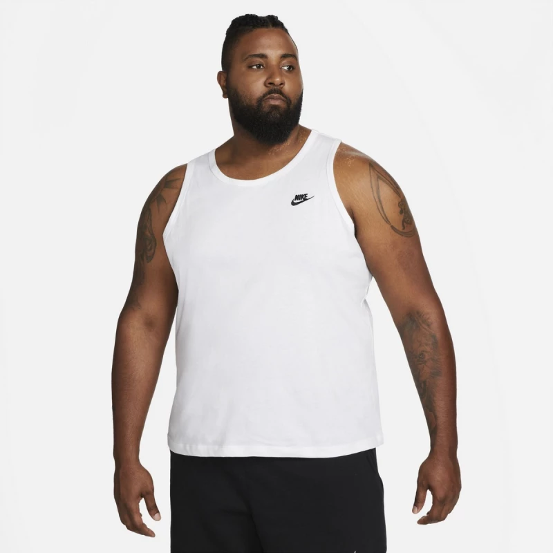 Nike Sportswear Club BQ1260 BQ1260-100 NIKE Λευκό
