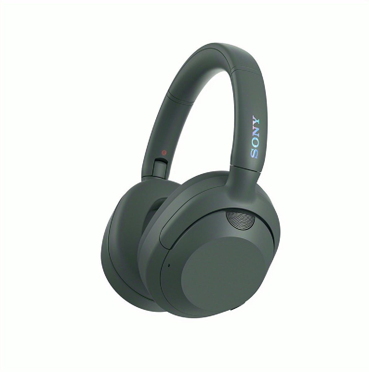 Sony WHULT900NH bluetooth headphones with ULT POWER SOUND & Noise Cancelling  Forest Gray