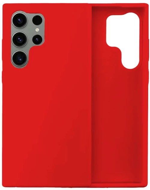 Θήκη Silky And Soft για Samsung Galaxy S24 Ultra - Κόκκινο