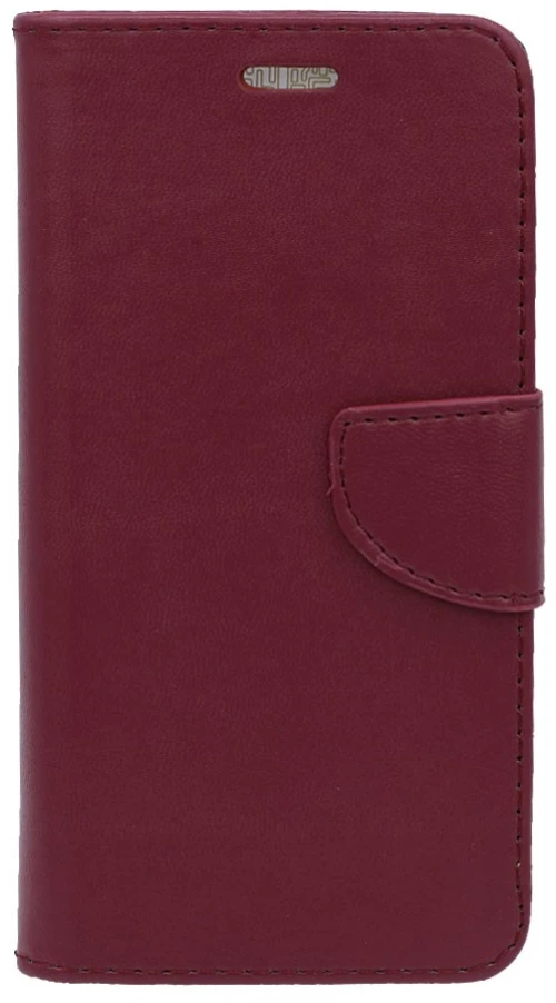 Θήκη flip με υποδοχή καρτών και δυνατότητα STAND για Samsung Galaxy A55 5G - Μπορντό