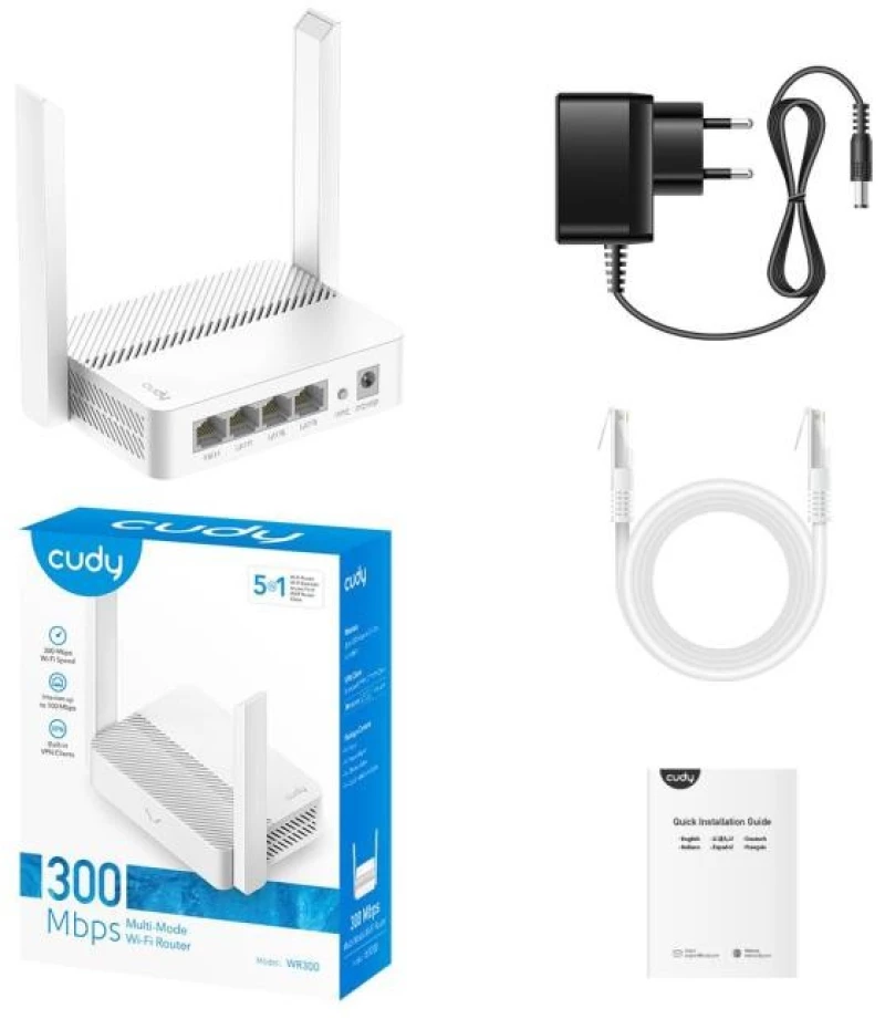 Access Point Cudy N300 WR300