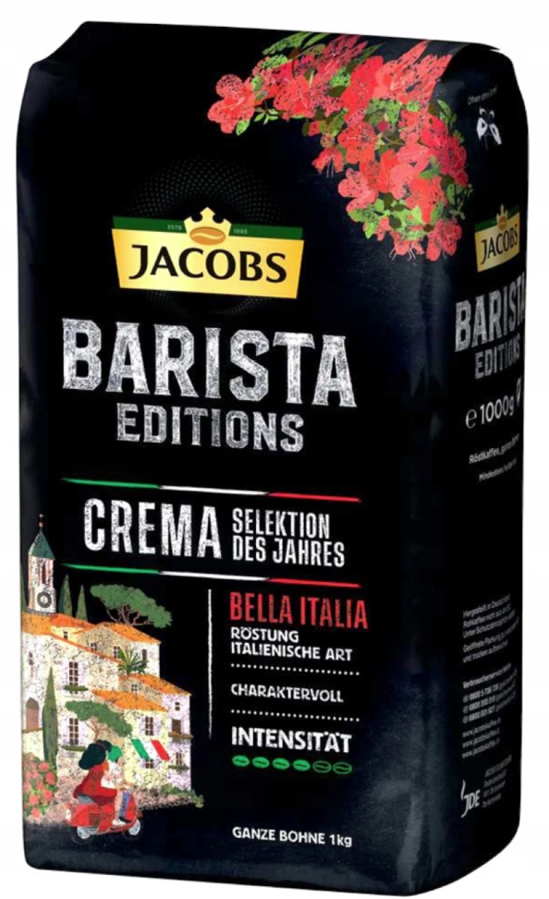 Καφές Espresso Jacobs Barista Edition Bella Italia 1000g σε κόκκους