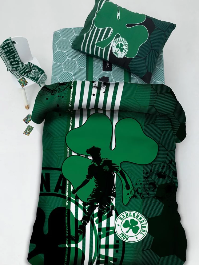Μαξιλαροθήκες Ζεύγος 52x72 Panathinaikos FC11 Palamaiki