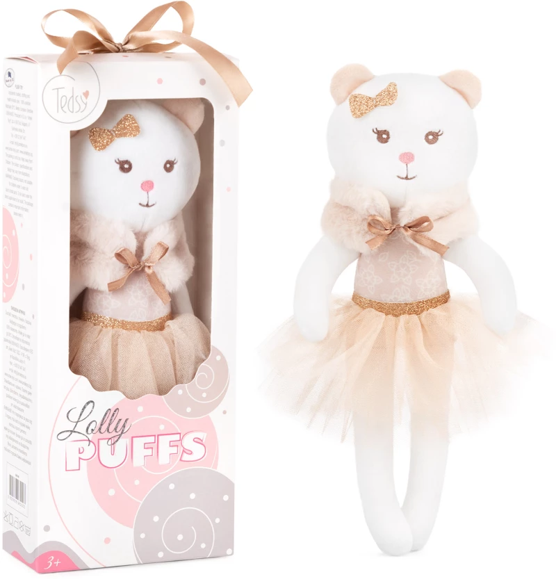 Βελούδινη Κούκλα Lolly Puffs (Χρυσή)