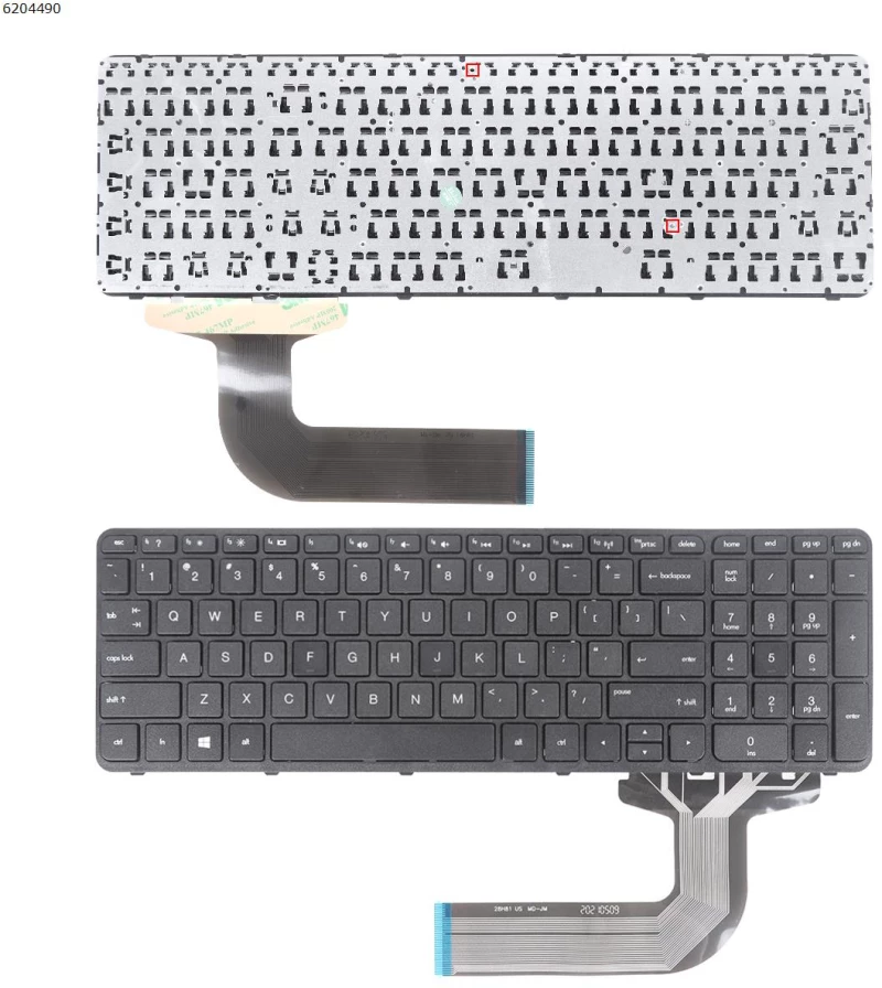 Πληκτρολόγιο Keyboard HP 17-E066NR 17-E020US