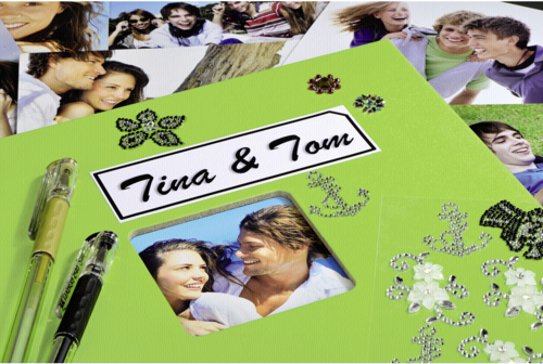 Hama Fine Art Spiral kiwi 24x17 50 white Pages