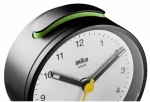 Braun Επιτραπέζιο Ρολόι με Ξυπνητήρι Classic Analogue Alarm Clock BC12 Black/White