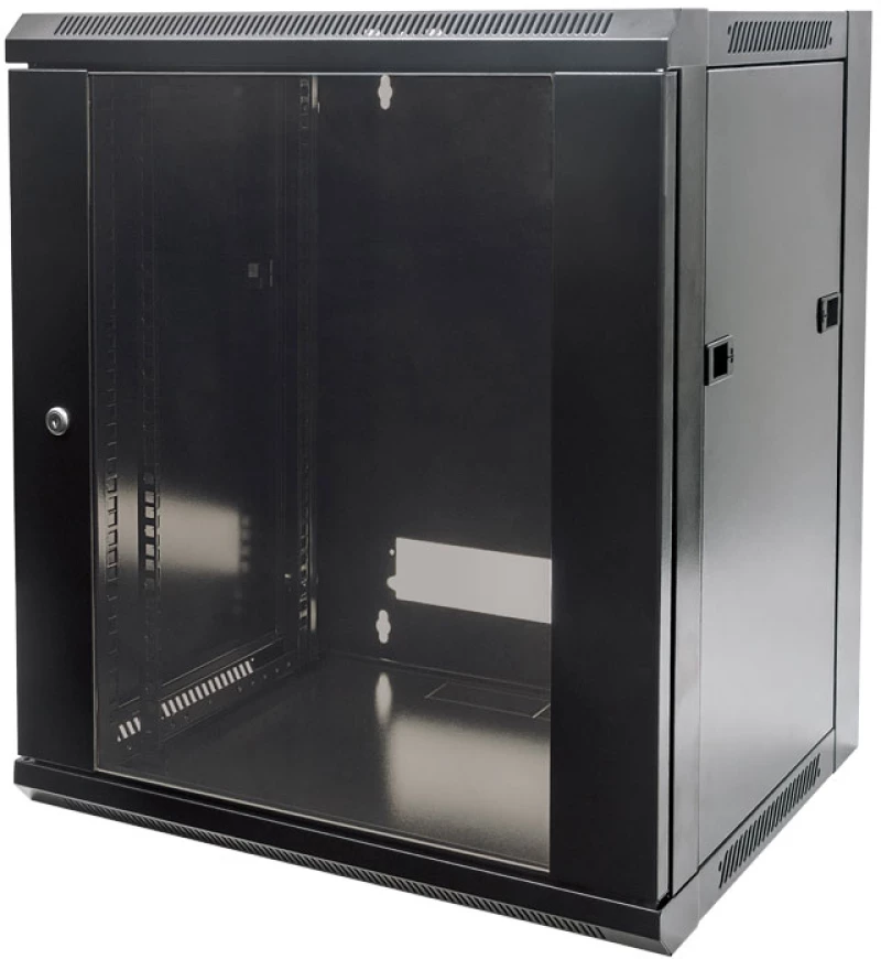 INTELLINET Επιτοίχια καμπίνα 19'' 12U (570x450mm) BLACK