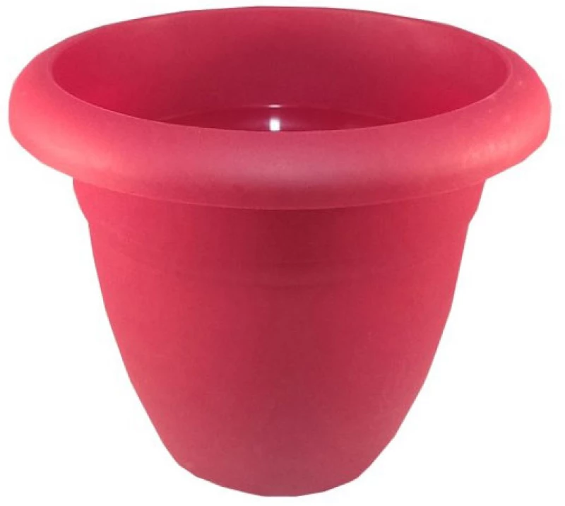 Γλάστρα Στρόγγυλη Πλαστική Μπορντώ 24x20cm 4.2L Micplast - 11017909
