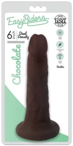 XR BRANDS FINE FLESH EASY RIDERS DILDO BROWN