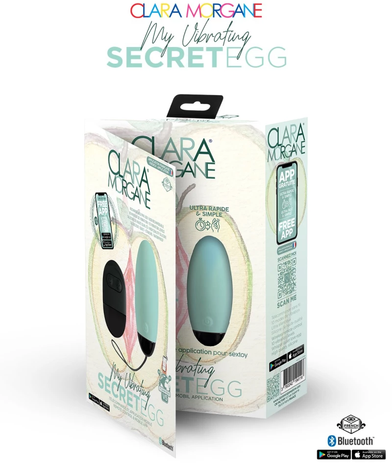 Clara Morgane My Vibrating Secret EGG Turquoise