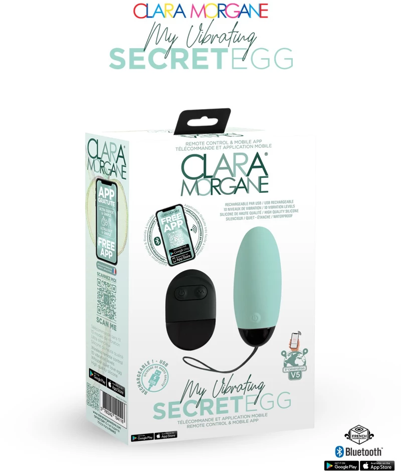 Clara Morgane My Vibrating Secret EGG Turquoise