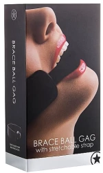 Ouch Brace Ball Gag - Black