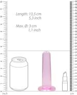 Non Realistic Dildo with Suction Cup Pink