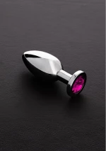 Jeweled Butt Plug PINK - Medium