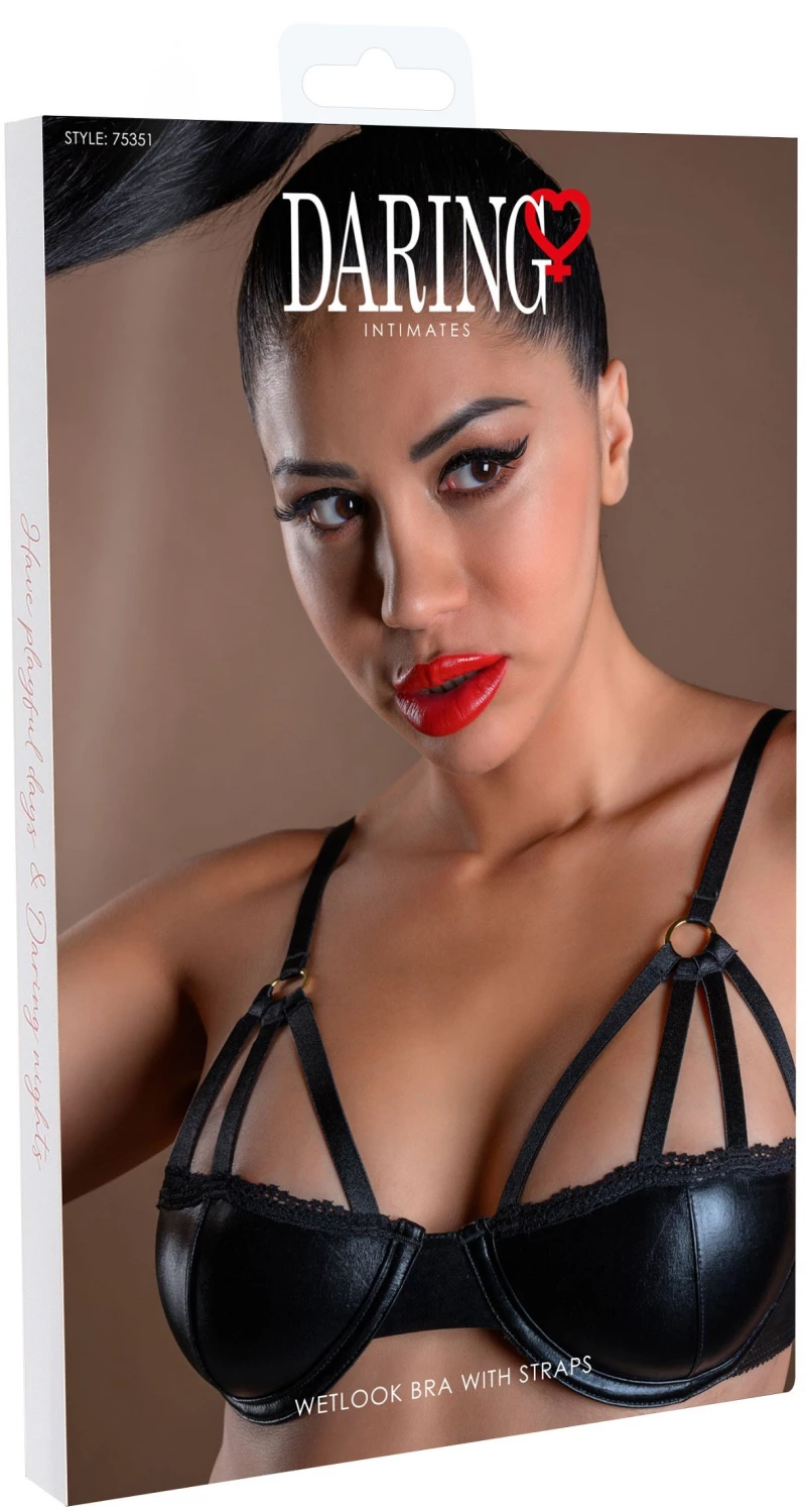 Wetlook Bra With Straps
